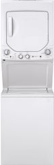 GE® Unitized Spacemaker® Stack Laundry-White On White-0