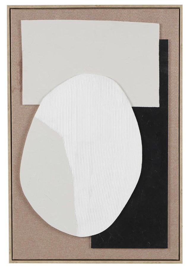 Deco Marche Black/White Abstract Wall Art-0