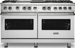 Viking® Professional 5 Series 60" Stainless Steel Pro Style Dual Fuel Liquid Propane Range