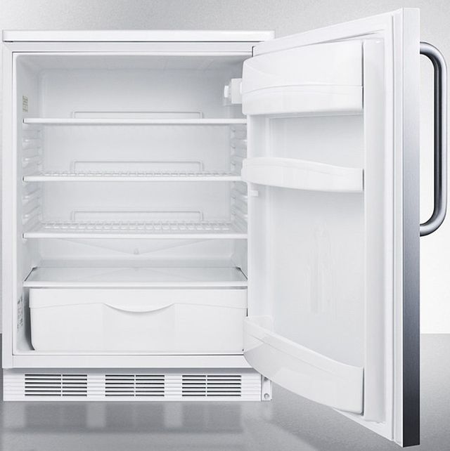Accucold® by Summit® 24" 5.5 Cu. Ft. Stainless Steel Compact Refrigerator-2