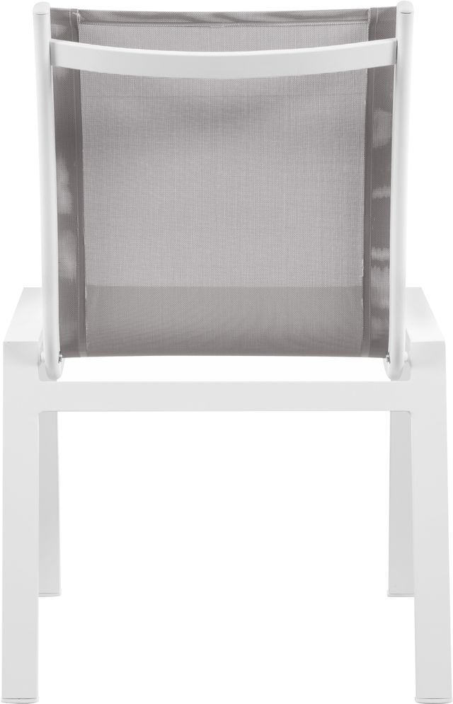 Meridian Furniture Nizuc 2-Piece Grey Outdoor Patio Mesh Dining Chairs-3
