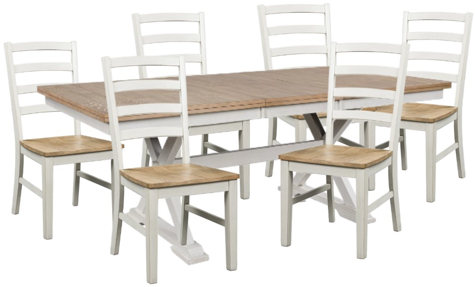 ◇Primaute◇ PICKY Signature Design by Ashley® Purlaney 6-Piece Antique White