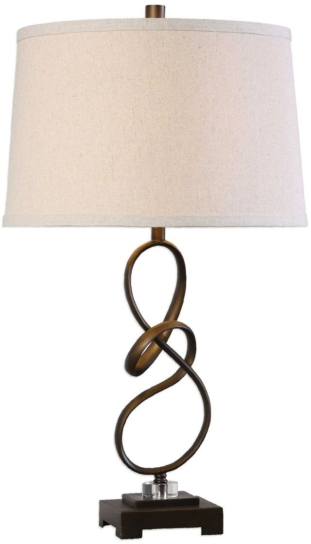 Uttermost® Tenley Rubbed Bronze Table Lamp-0