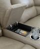 Signature Design by Ashley® Narwhal Place 3-Piece Pebble Power Reclining Small Spaced Sectional with Storage Console-3