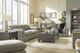 Benchcraft® Dramatic Granite Ottoman-3