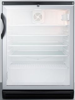 Summit® Commercial Series 5.5 Cu. Ft. Stainless Steel Beverage Center