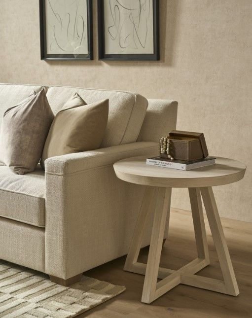 Universal Explore Home™ Dwell River Rock Round Side Table-1