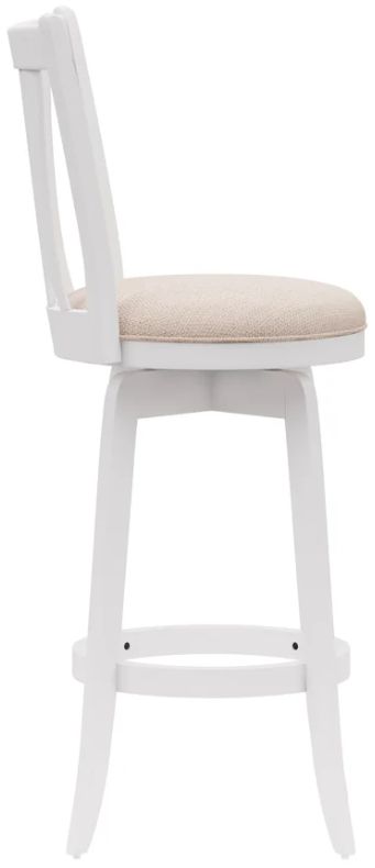 HH2 Home Savana White/Cream Bar Height Stool-3