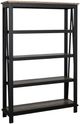 International Furniture Direct Loft Brown Gray Bookcase-0