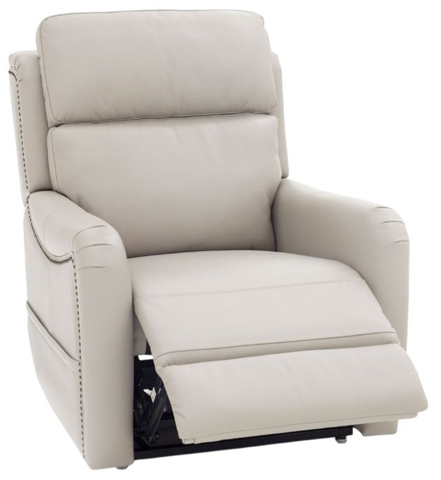 BarcaLounger® Longview Rainer Dove Leather Power Lift Recliner-1