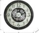 Monarch Specialties Inc. Brown 30" Gear Mechanism Wall Clock-3