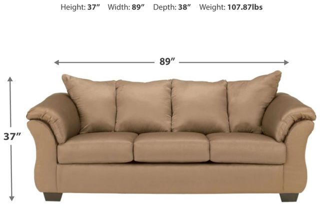 Signature Design by Ashley® Darcy Mocha Sofa-2