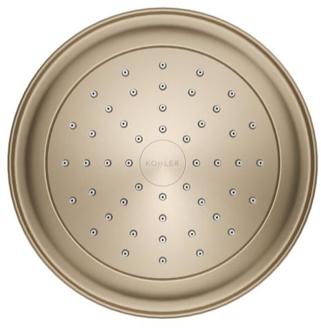 KOHLER® Artifacts® Vibrant Brushed Bronze 1.75 GPM Single-Function Showerhead-4