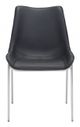 Zuo® Magnus Black/Silver Dining Chair-2