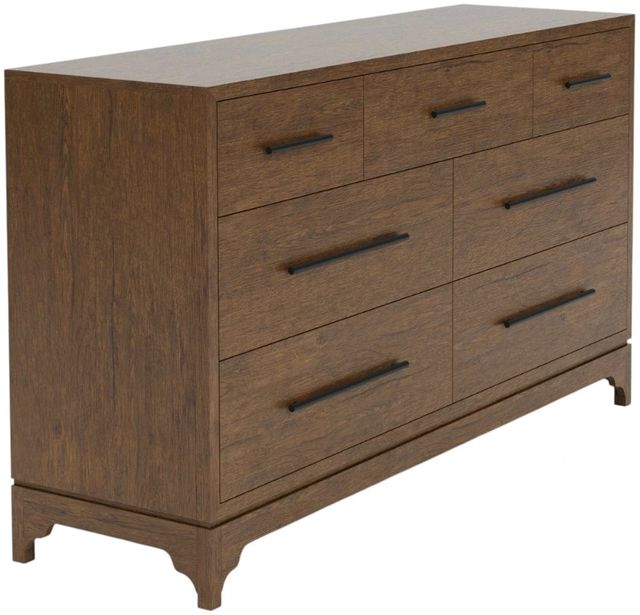 Riverside Furniture Calhoun Whiskey Oak 7-Drawer Dresser-3