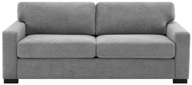 Coaster® Simpson Gray Upholstered Sofa Sleeper with Queen Mattress-2