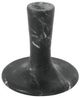 Moe's Home Collection East Black Veined Marble Short Candle Holder-0