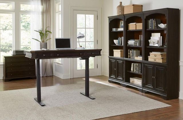 aspenhome® Hampton Black Cherry 62'' Lift Desk-3