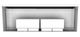 Vent-A-Hood® 66" White Wall Mounted Range Hood-3