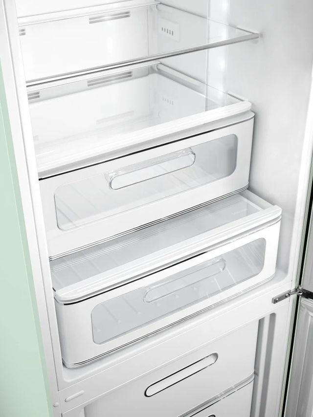 Smeg 50's Retro Style Aesthetic 11.7 Cu. Ft. Pastel Green Bottom Freezer Refrigerator-3