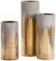 Crestview Collection Beacon 3-Piece Glazed Cylinder Vases Set-0