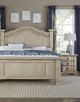 Vaughan-Bassett Rustic Hills Spiced Cream King Poster Bed-2