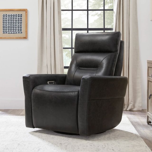 Parker House® Remmington Vintage Slate Power Swivel Glider Recliner-2