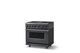 Viking® 7 Series 36" Cast Black Pro Style Dual Fuel Range with 12" Reversible Griddle-2