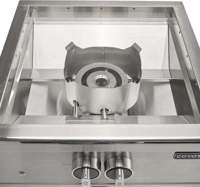 Coyote® 24" Built-In Liquid Propane Stainless Steel Power Burner-1