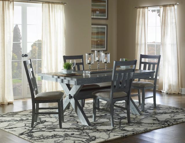 Powell® Turino 5-Piece Tan/Weathered Gray Dining Table Set-1
