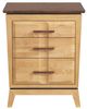 Whittier Wood® Furniture Addison Duet 3-Drawer Nightstand-3