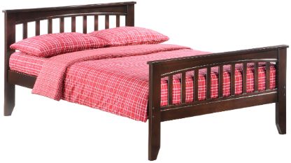Night & Day Furniture™ Zest Bedroom Sasparilla Dark Chocolate Full Panel Bed-0