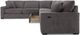 Decor-Rest® Furniture LTD 2786 3 Piece Gray Power Reclining Sectional-3