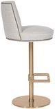 Vanguard® Furniture Michael Weiss Donegal Norfolk Nickel/Satin Brass Barstool-2