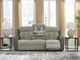Signature Design by Ashley® WhipLash Sisal Power Reclining Sofa with Adjustable Headrest-5