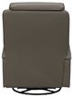 BarcaLounger® Gilbert Lynn Smokey Gray Leather Power Swivel Glider Recliner-4