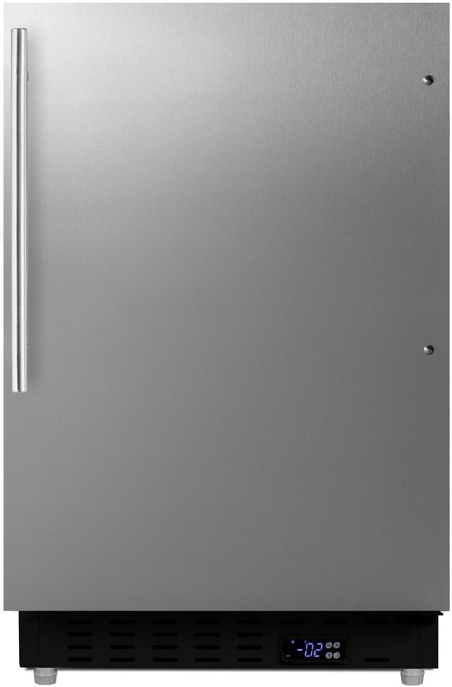 Summit® 2.7 Cu. Ft. Stainless Steel Built Undercounter Freezer