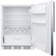 Summit® Peak24 Series 24" 5.8 Cu. Ft. Stainless Steel/White Compact Refrigerator-1