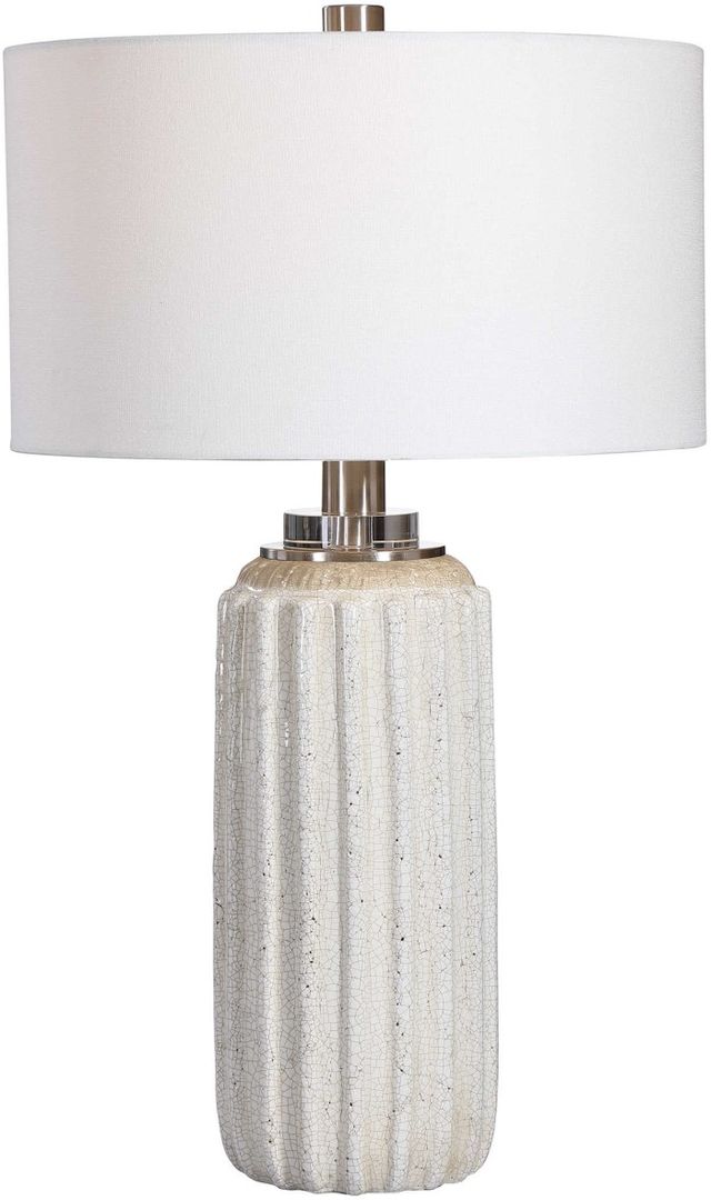 Uttermost® Azariah Beige/Distressed Cream Table Lamp-3