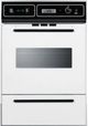 Summit® 24" White Built in Gas Wall Oven-0