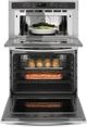 GE® 30" Stainless Steel Oven/Micro Combo Electrical Wall Oven-2