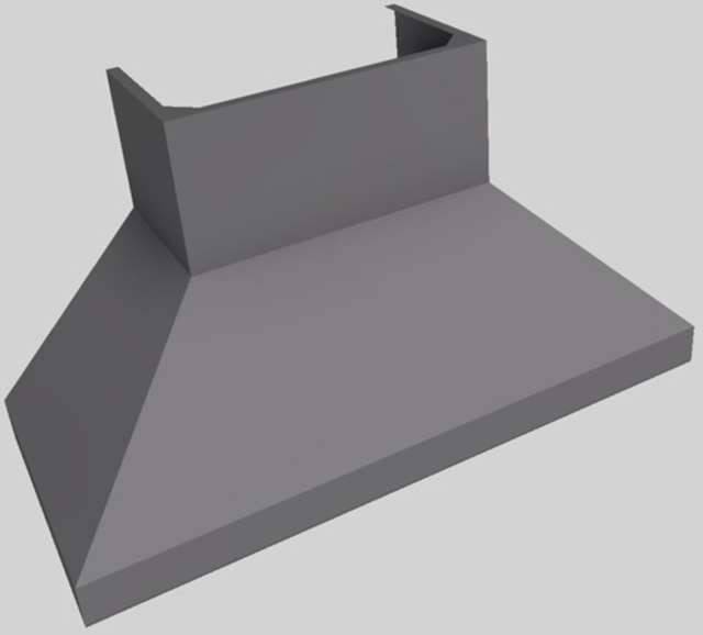 Vent-A-Hood® 54" Gunsmoke Wall Mounted Range Hood-2