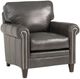 Smith Brothers Customizable 234 Leather Stationary Chair-0