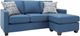 Decor-Rest® Furniture LTD Customizable 2855 Sofa with Chaise-0