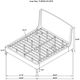 Coaster® Mosby White Upholstered King Platform Bed-4