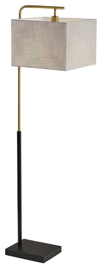 Adesso® Flora Black Floor Lamp-0