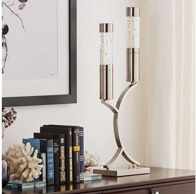 Homelegance® Annalina Satin Nickel Table Lamp-1