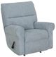 Franklin™ Morgan Cakepop Chambray Manual Rocker Recliner-0