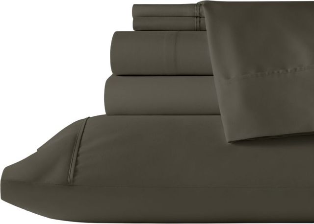 Sleeptone® Ultraweave® 6-Piece Gray Microfiber Split Head King Sheet Set-0
