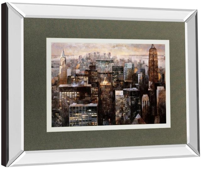 Classy Living Bofarull M Manhattan by Night Mirror Framed Wall Art-3